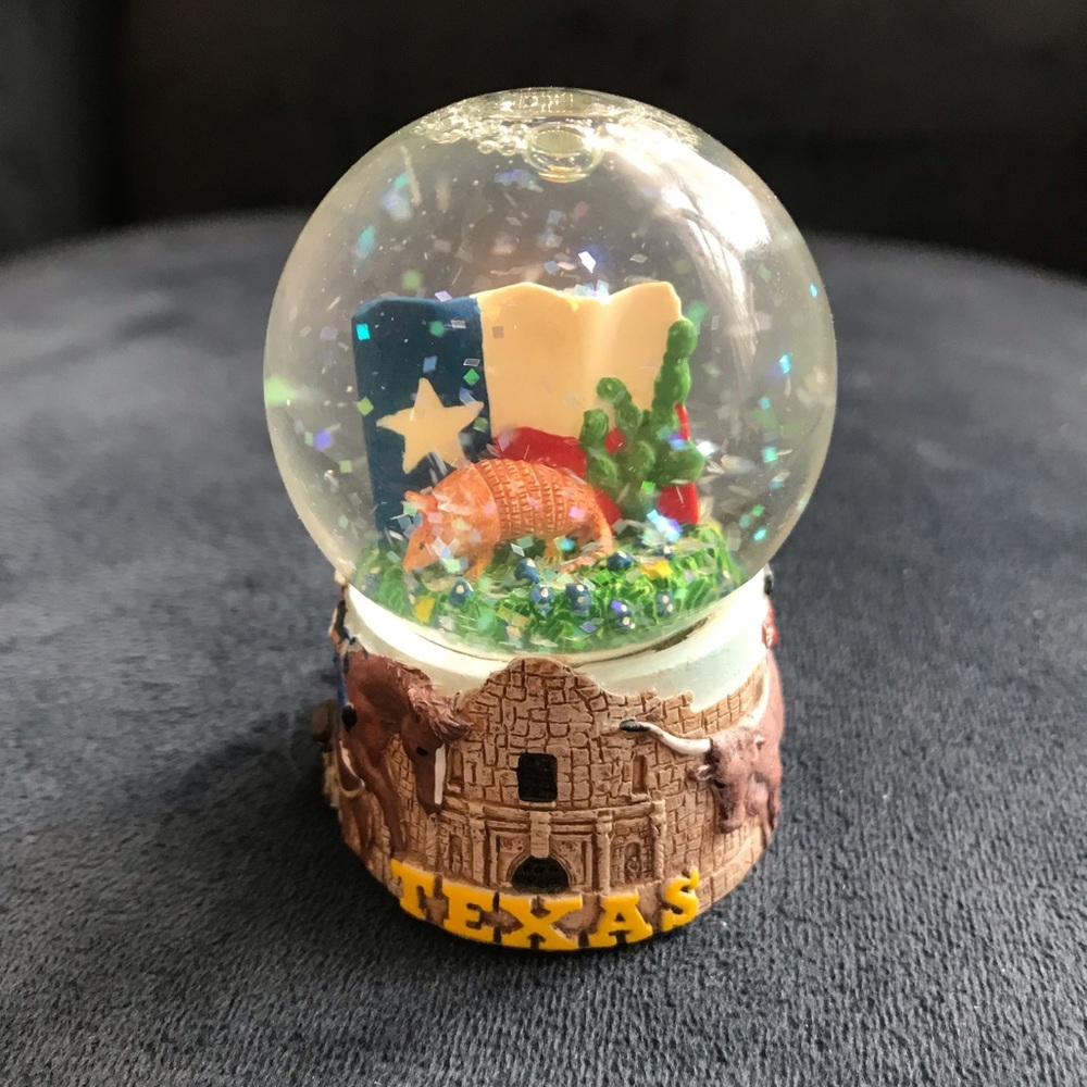 Mini Texas snowglobe